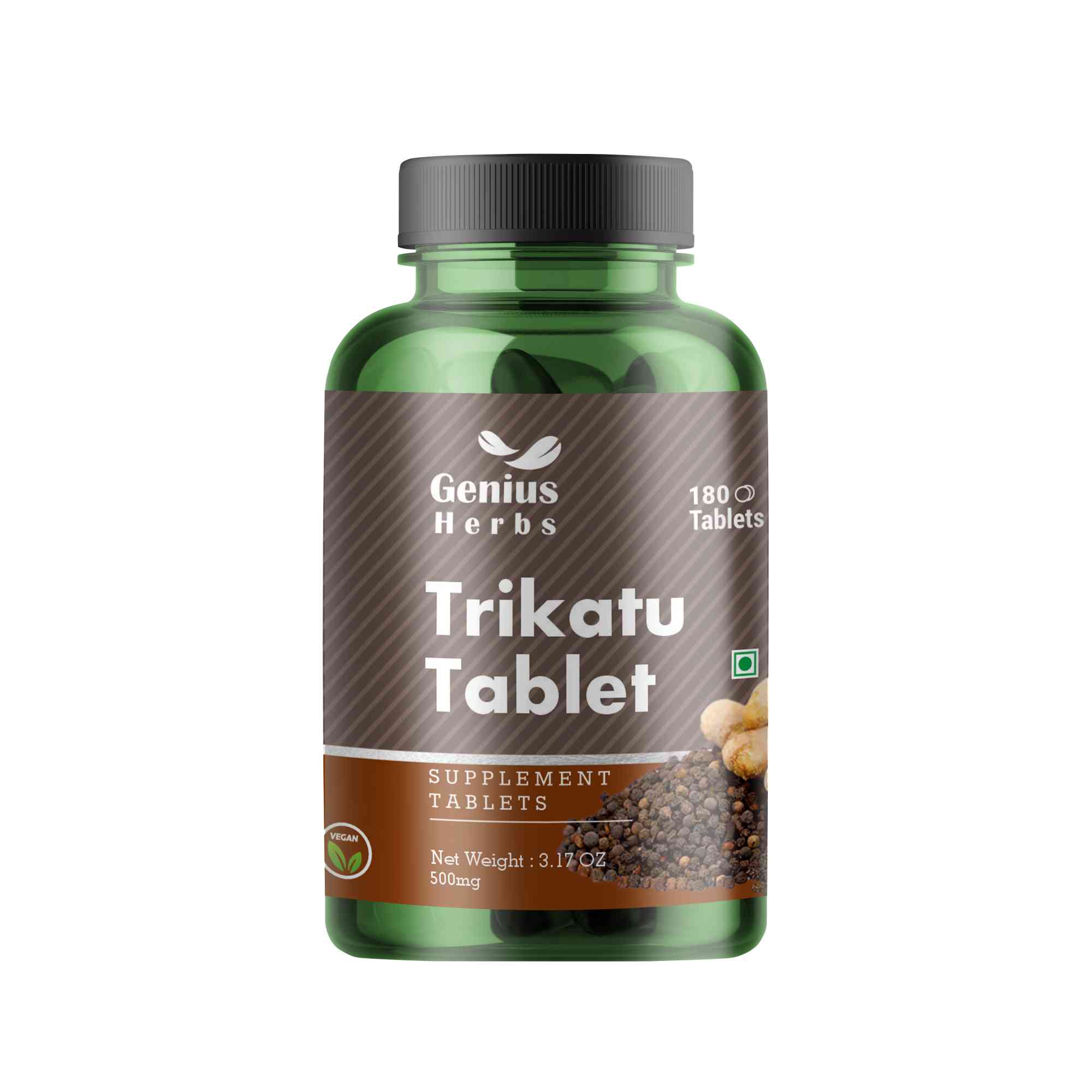 Trikatu Tablets (Ginger, Black Pepper and Pippali) Wholesale Manufacturer & Supplier in India